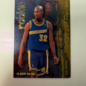 Fleer '95-96 Joe Smith Rookie Card- Golden State Warriors